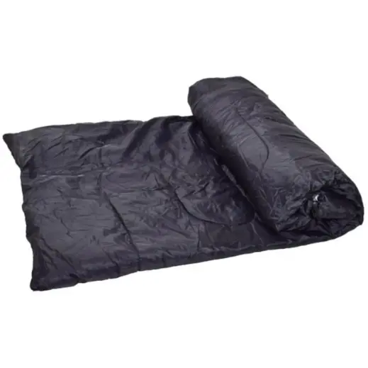 170T Sleeping Bag Black Rolled